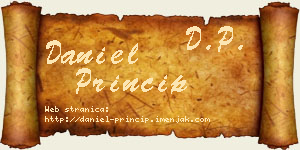 Daniel Princip vizit kartica
